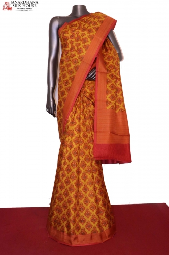 Floral Exclusive Printed Silk Saree